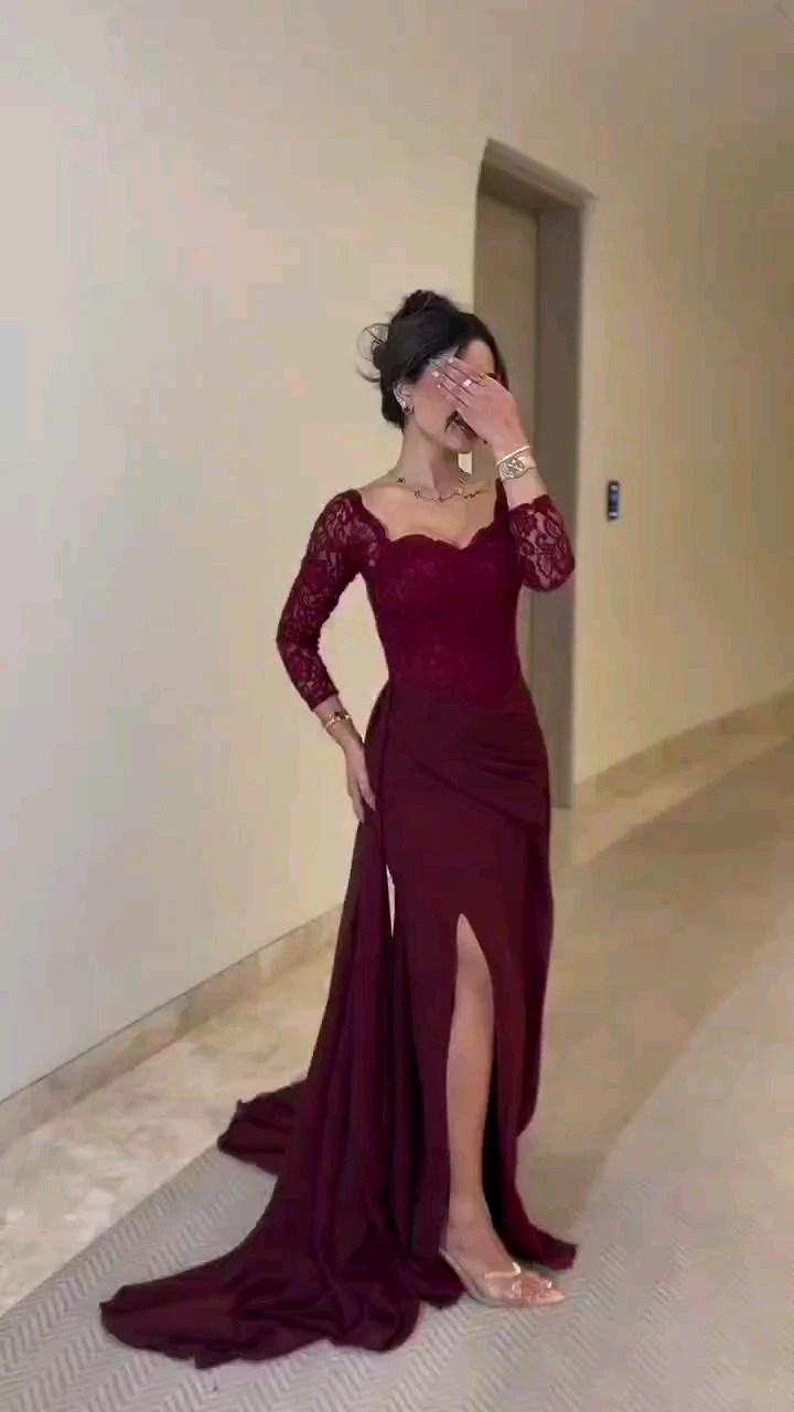 فستان لكرا دانتيل