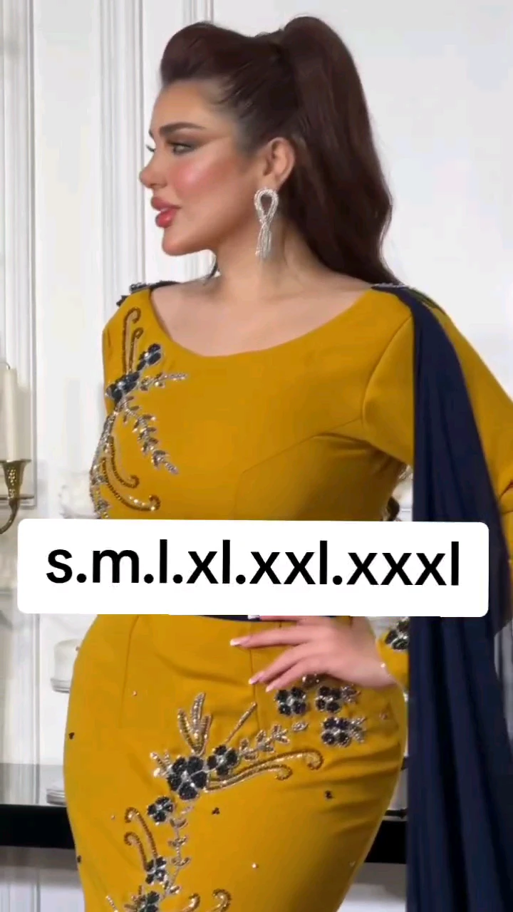 فستان كريب استرتش