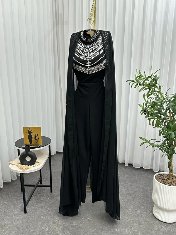 كريب+ جورجيت + فصوص زركون اكسو ..تطريز يدوي رااقي