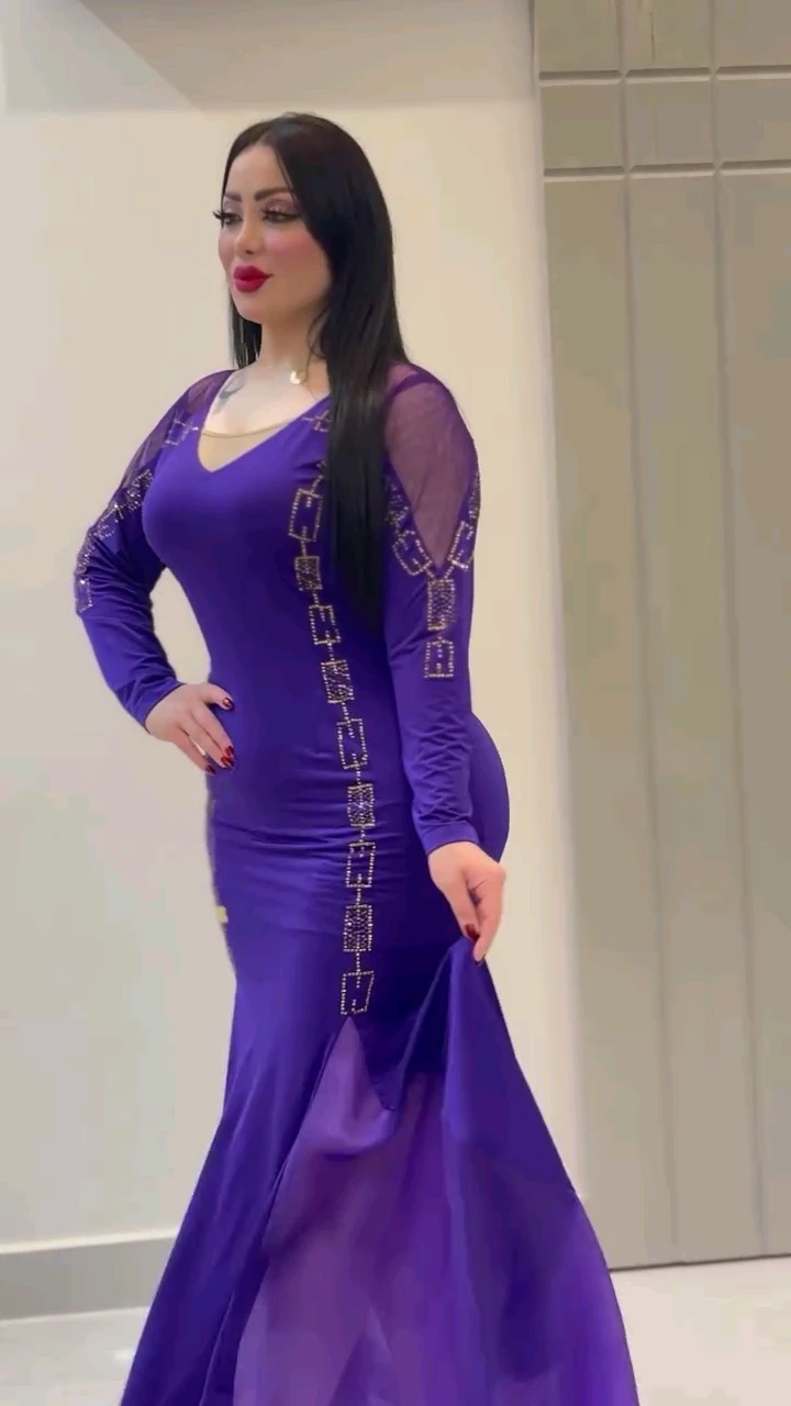 فستان كريب استرتش