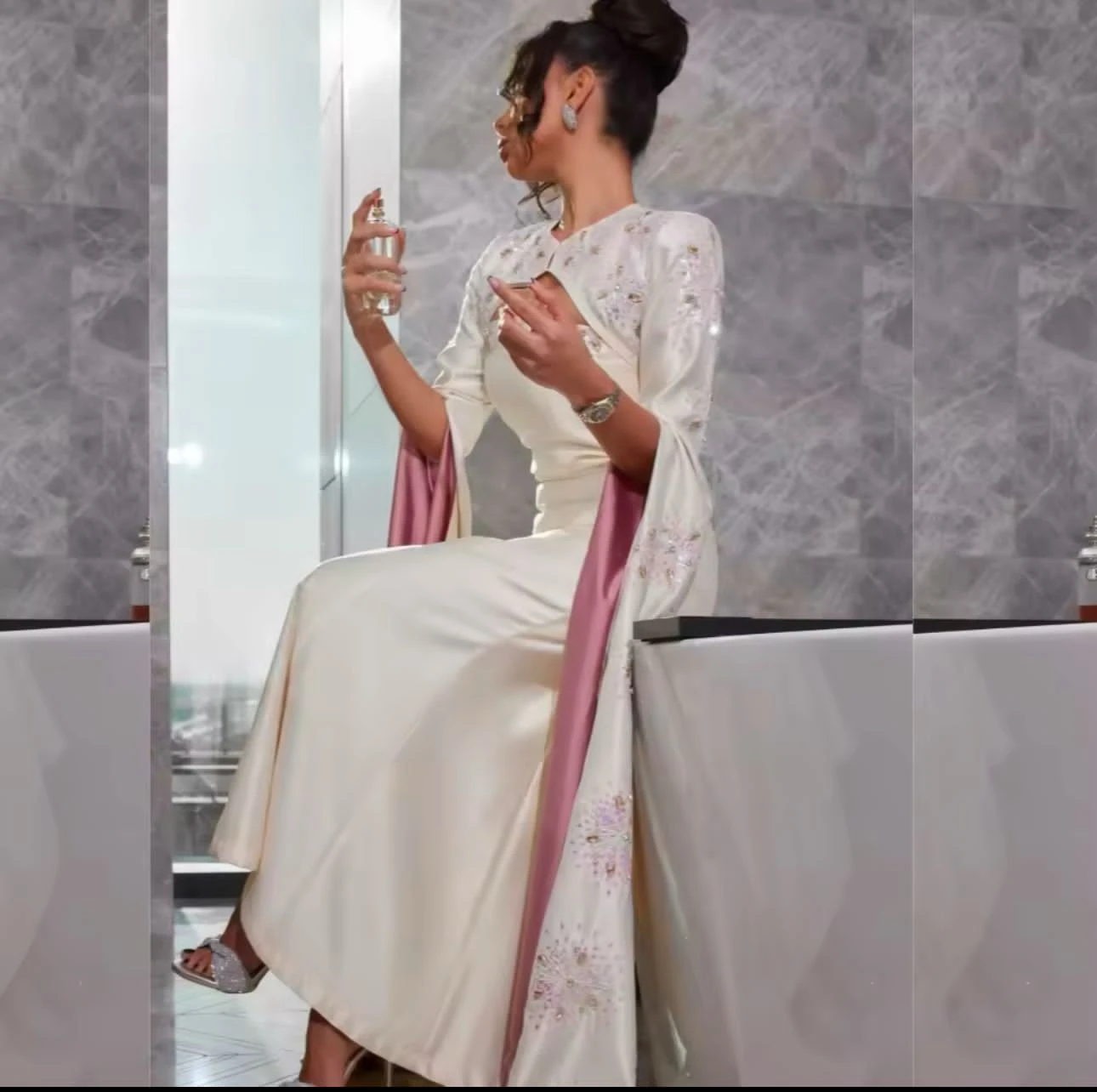 فستان تفتة استرتش